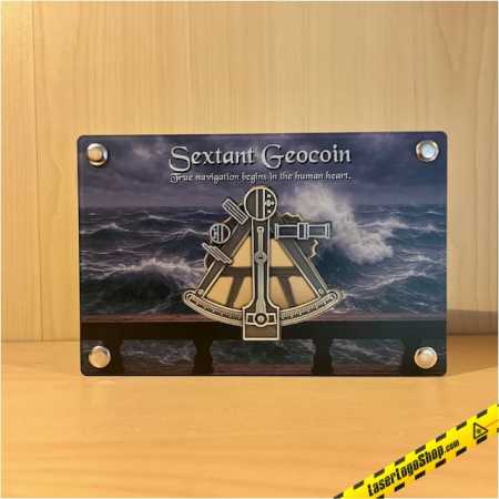 Sextant Geocoin - Display für 1 Geocoin